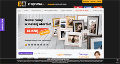 Desktop Screenshot of e-oprawa.pl